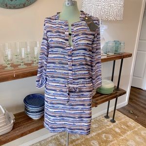 Maison-Scotch Sheer Dress Drop Waist Size 2/4